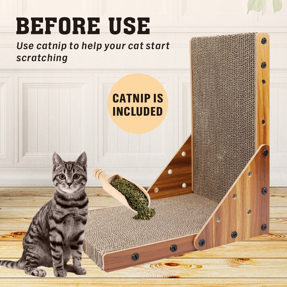 Cat Scratch Pad Cardboard Kitten Cat Scratcher Scratching Board Scatch Toy