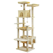 184cm Road Cat Tree Tower Scratching Post Scratcher Condo with Big Hammock