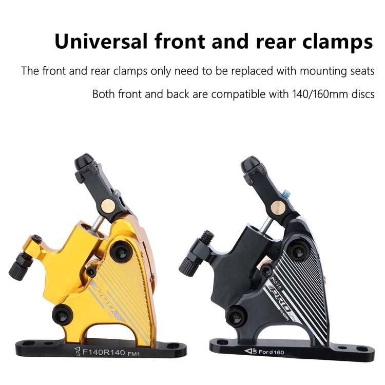 Flat Mount Road Calipers Dual Brakes Pair - Red