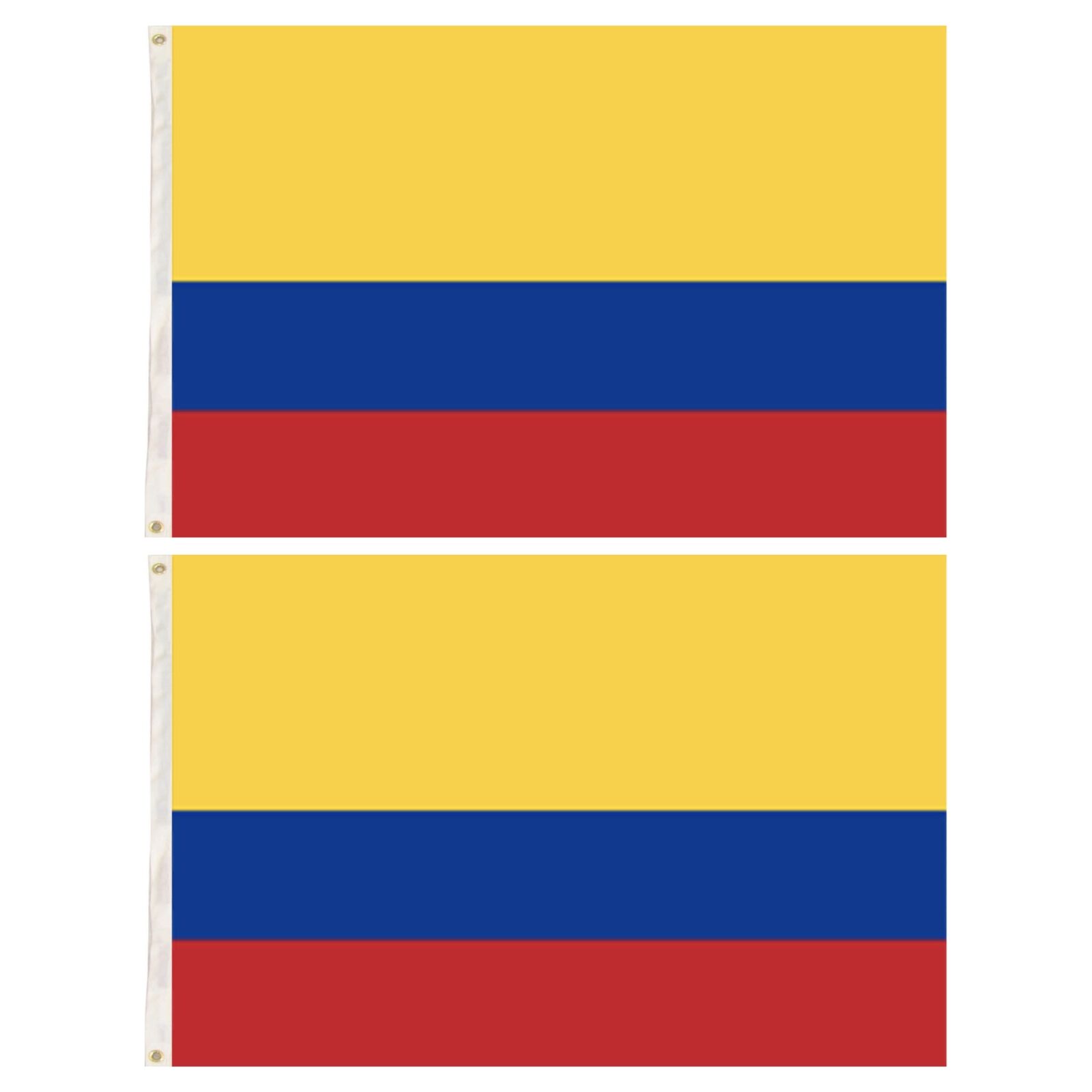 2x Republica de Colombia Country Flags Heavy Duty Colombian - 150cm x 90cm