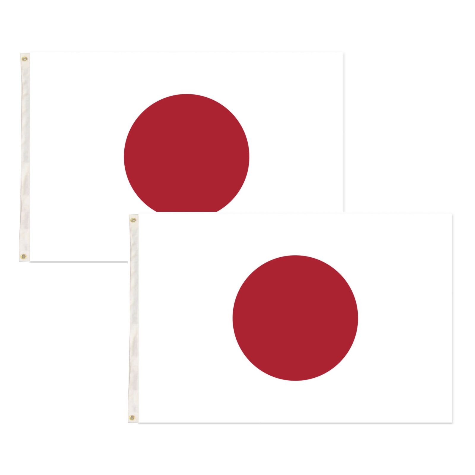 2x Japan Country Flags Japanese Heavy Duty - 150cm x 90cm