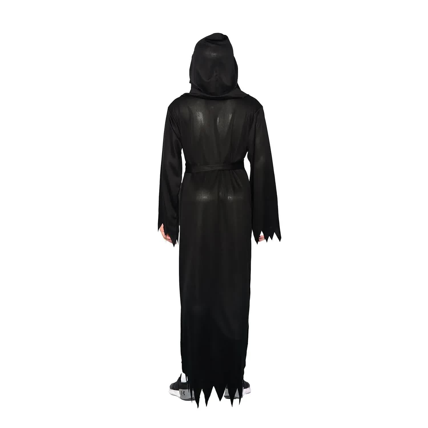 Scary Adult Glow in the Dark Party Costume Skeleton Reaper Halloween