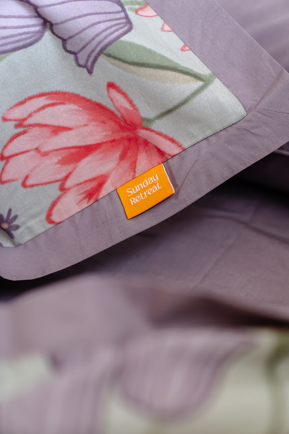 100% Cloud Cotton Duvet Quilt Cover Set w/ 2 Pillow Cases in Serena - Queen