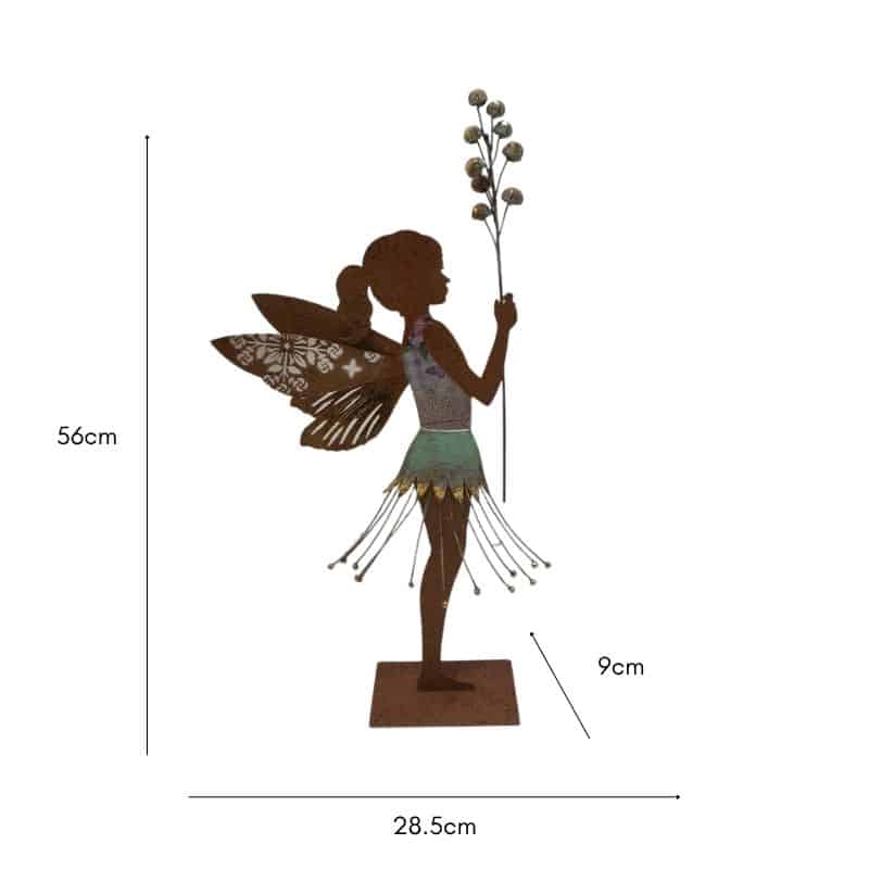 Laser- Cut Standing Fairy On Base 56cm