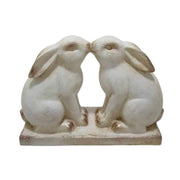 Kissing Rabbits Statue 46cm