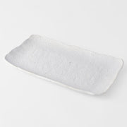Platter Rectangular 35cm Shell White Glaze