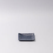 Sauce Dish 10cm Mamezara Blue Contour Glaze