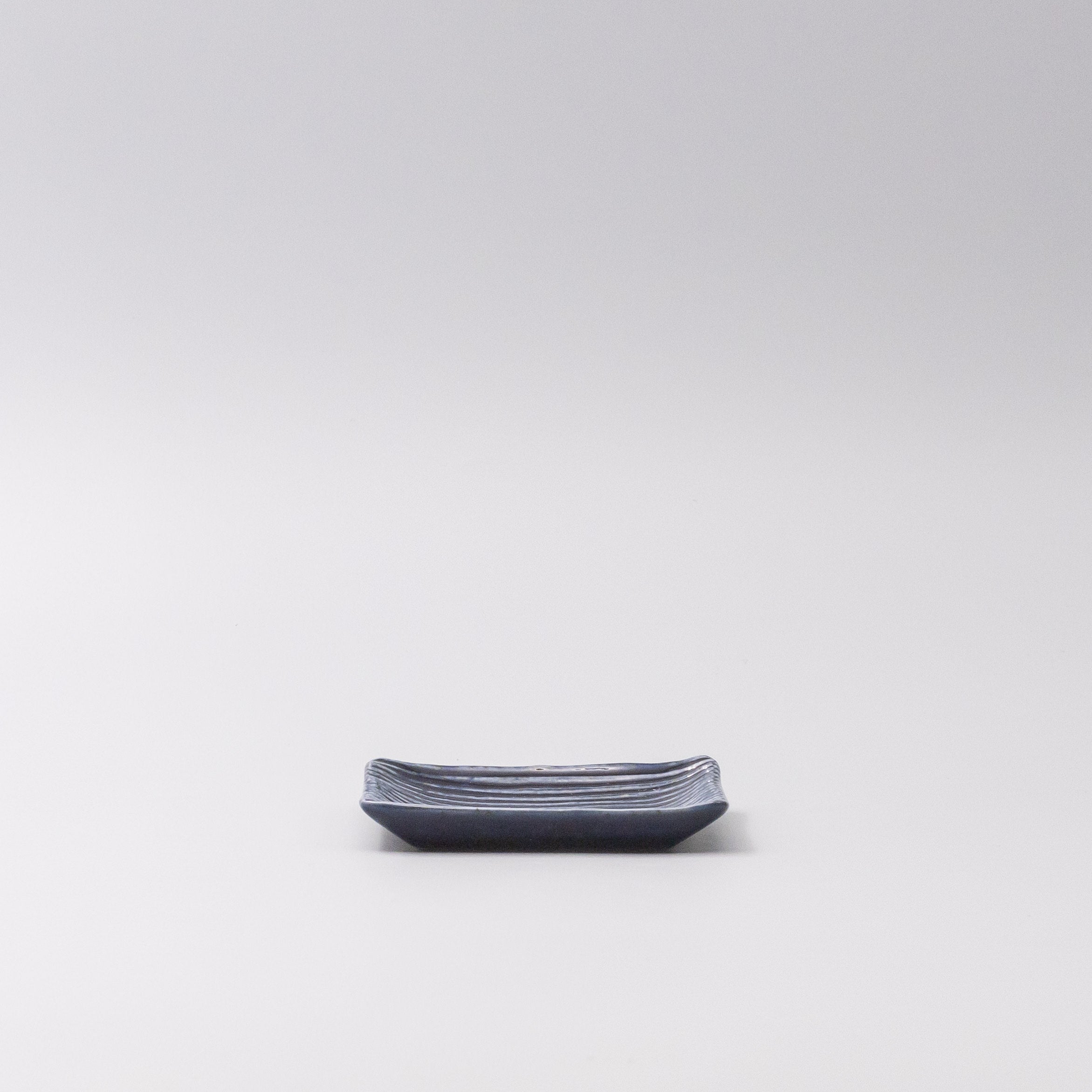 Sauce Dish 10cm Mamezara Blue Contour Glaze