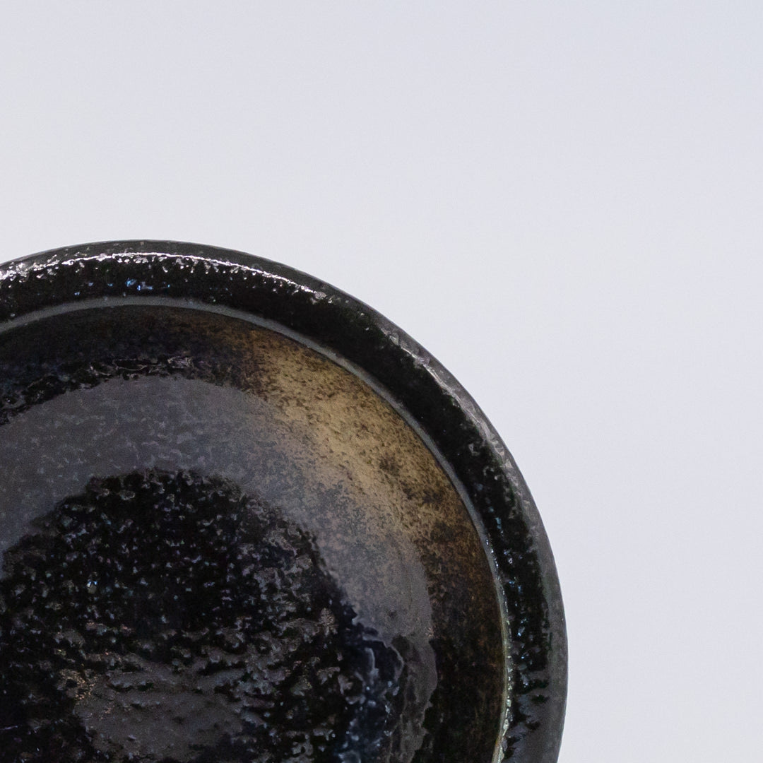 Bowl 12cm Gold Brush Glaze