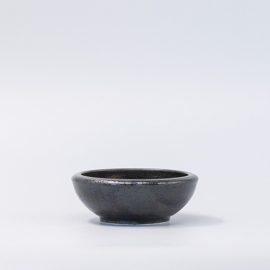 Bowl 12cm Gold Brush Glaze