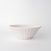 Bowl 21cm Shinogi White Wash Glaze