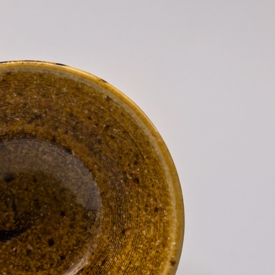 Bowl 12.6cm Shinogi Caramel Glaze
