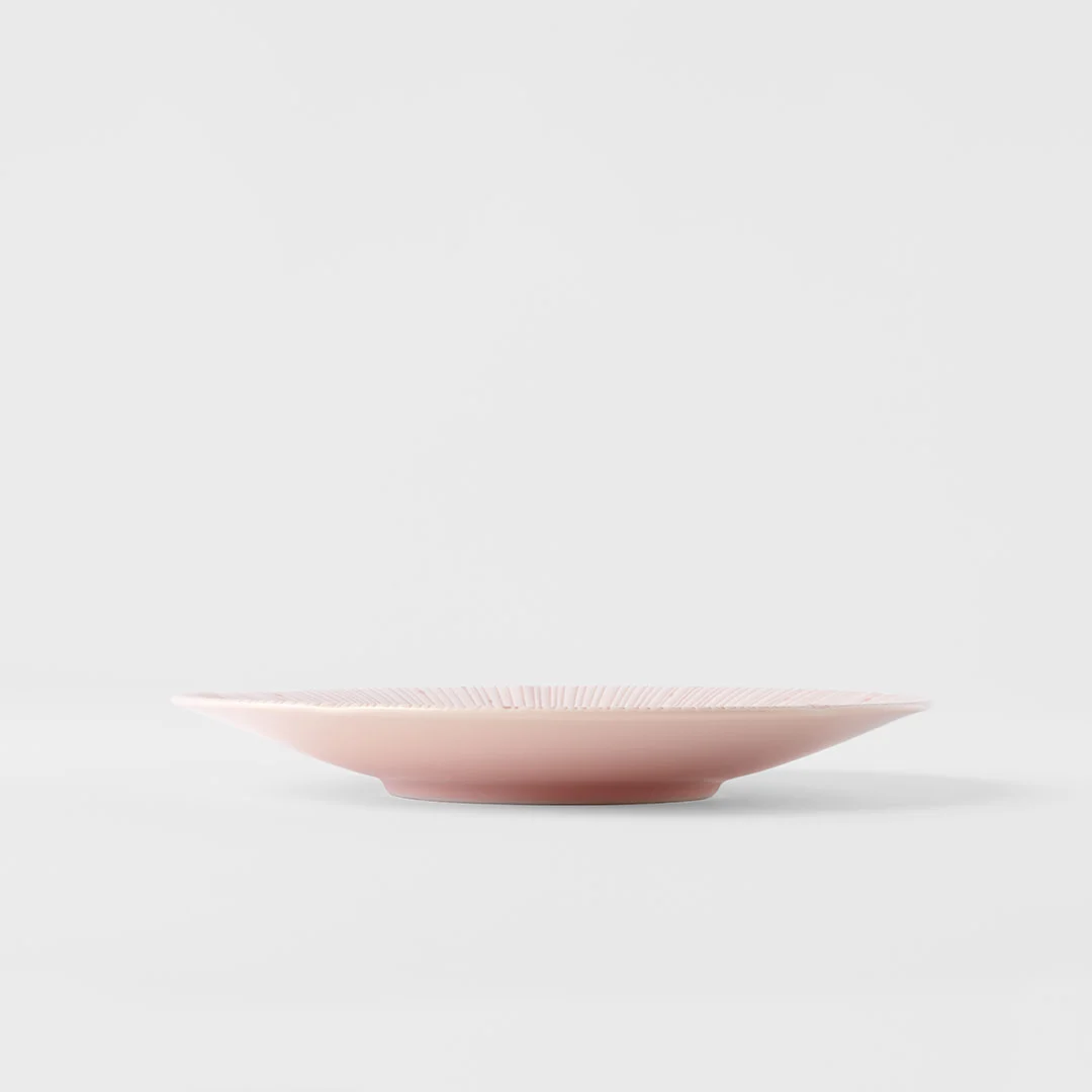 Side Plate 22cm Ice Pink Glaze