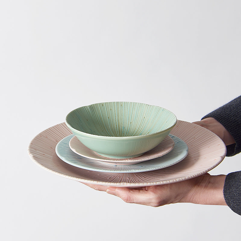 Side Plate 22cm Ice Pink Glaze
