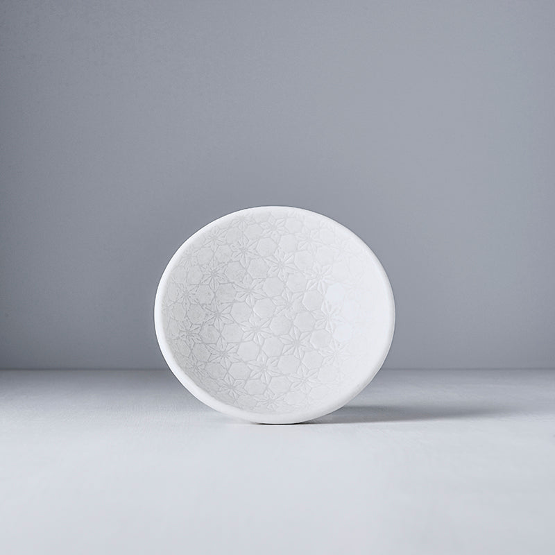 Tapas Bowl 13cm White Star Glaze