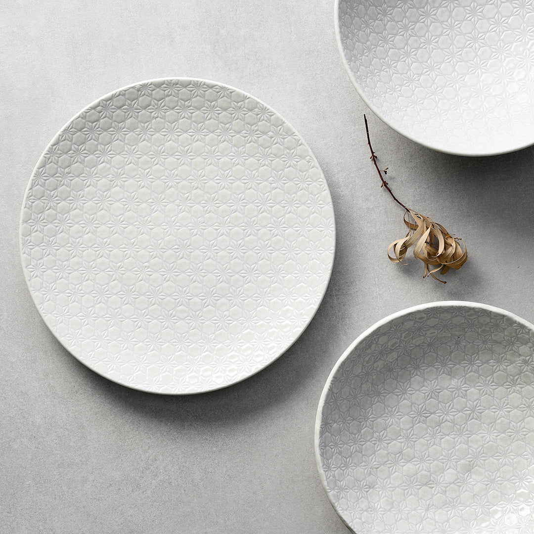 Tapas Bowl 13cm White Star Glaze