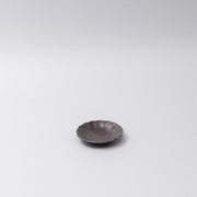 Sauce Dish 8cm Scallop Black Glaze