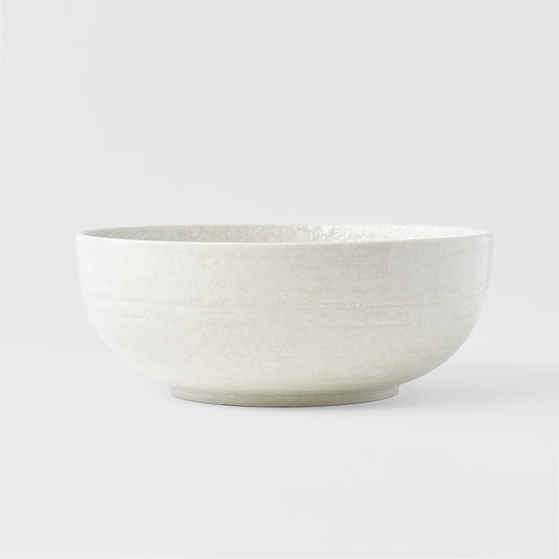 Serving Bowl 24cm White Star Glaze