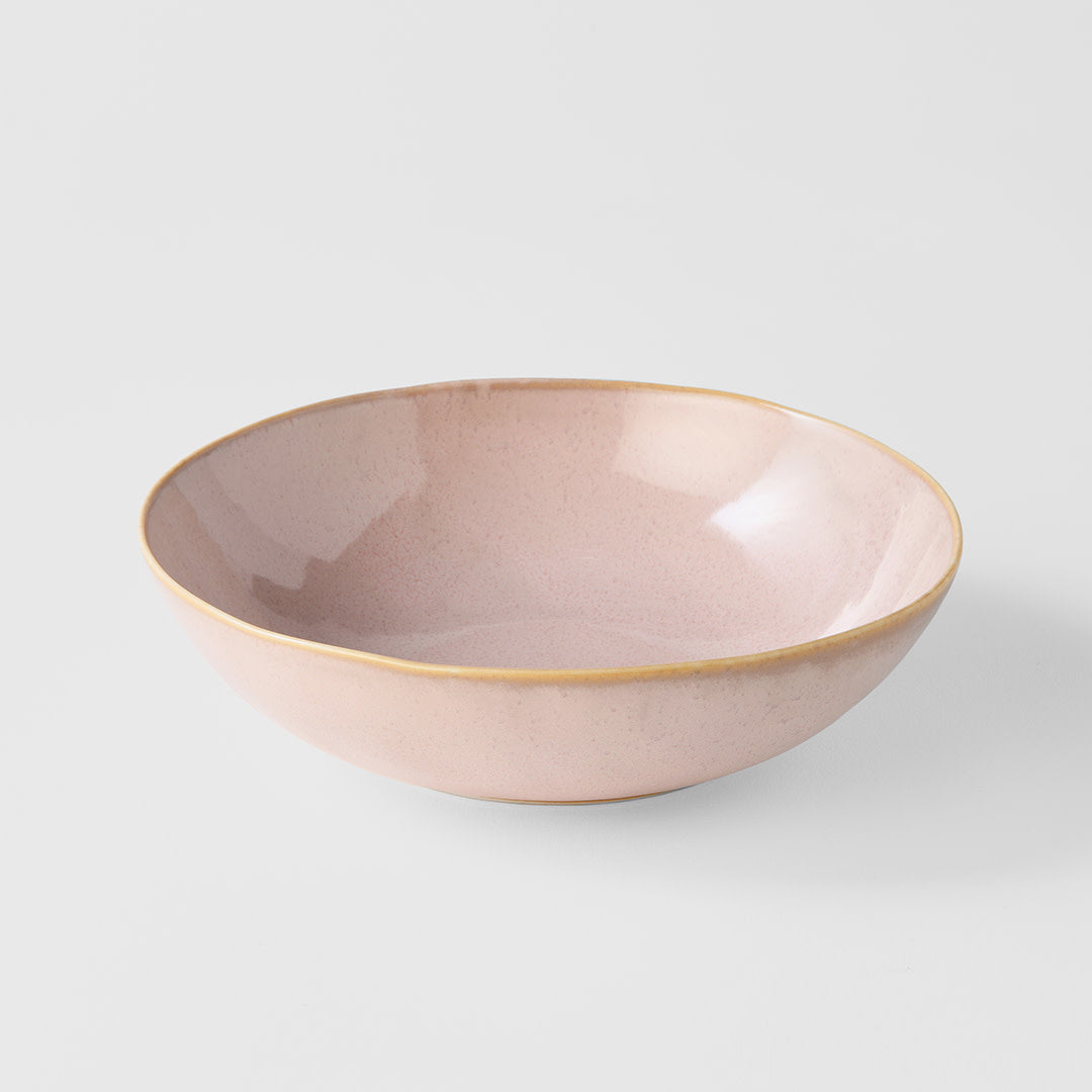Bowl Oval 16cm Sakura Pink Glaze
