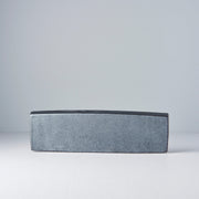 Plate Rectangular 33 x 9cm Craft Black Glaze