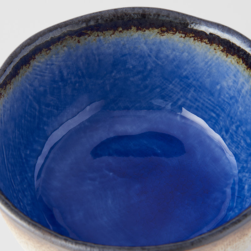 Bowl Organic 14.5cm Cobalt Blue Glaze