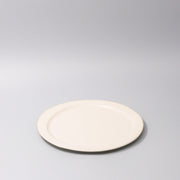 Plate Organic Flat 25.5cm Craft White Glaze