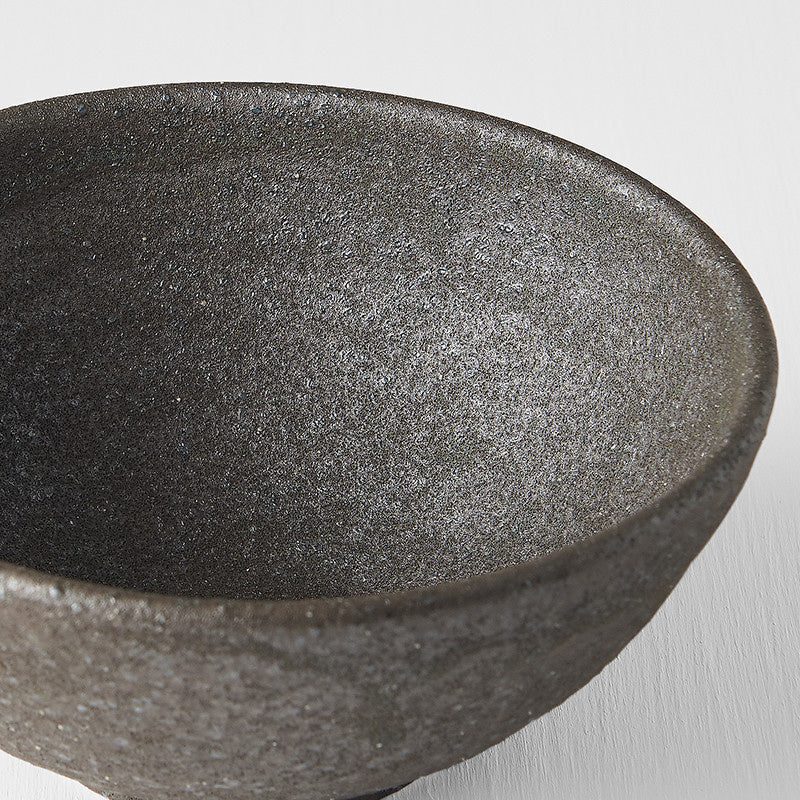 Bowl 13cm Egg Shaped Stone Glaze