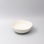 Bowl Organic Shape 20cm Kanso Soft White Glaze