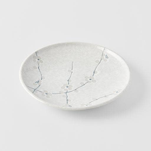 Tapas Plate 17cm White Blossom Glaze
