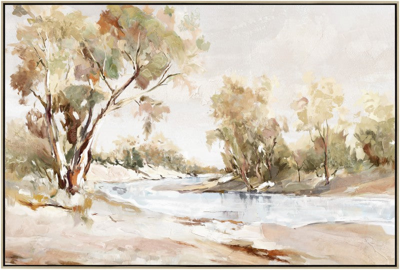 Bush Glow Framed Artwork 120cm