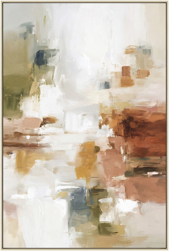 Echoes Of Colour Framed Artwork 120cm