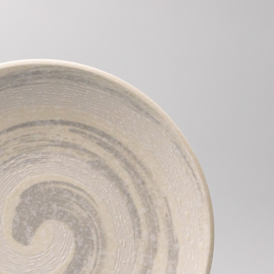 Platter 28.5cm Grey Swirl Glaze