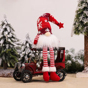 Glowing Gnome Christmas Faceless Doll - Red