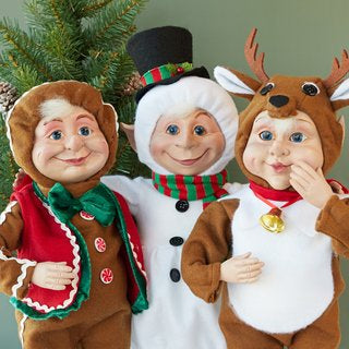 Ginger Elf Christmas Decorations