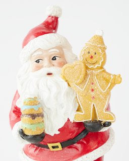 22cm Santa With Gingerbread