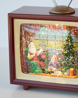 Xmas TV Music Box 17cm