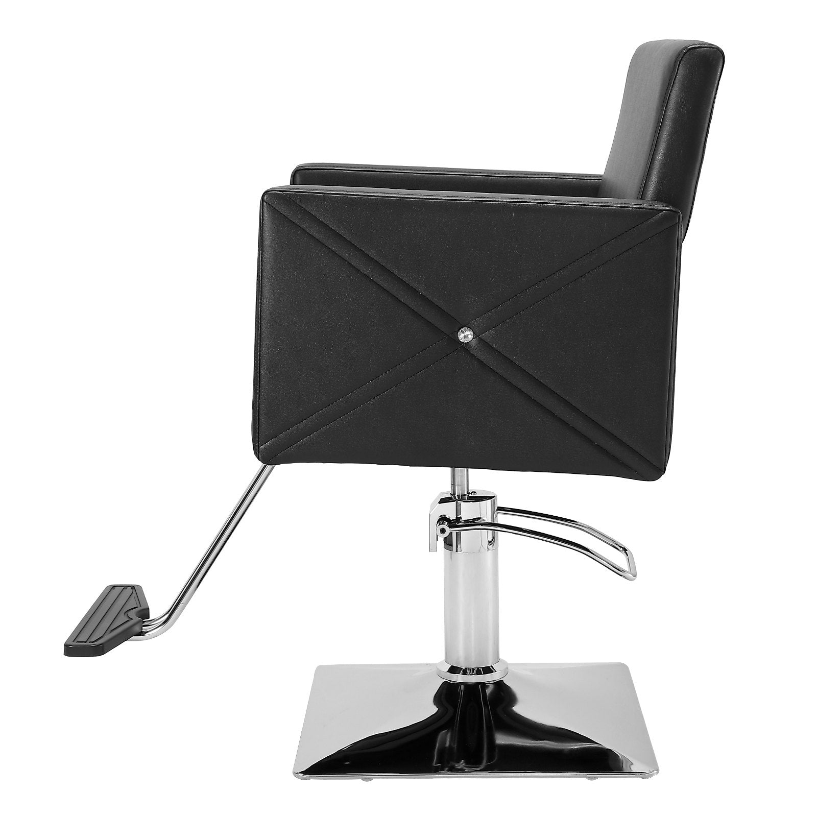 Salon Chair, Swivel Hair Salon Chair with Footrest for Beauty Spa Shampoo, Styling Chair with Heavy Duty Hydraulic Pump, Black