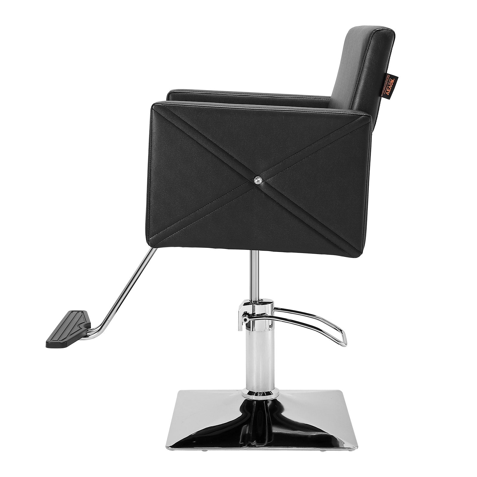 Salon Chair, Swivel Hair Salon Chair with Footrest for Beauty Spa Shampoo, Styling Chair with Heavy Duty Hydraulic Pump, Black