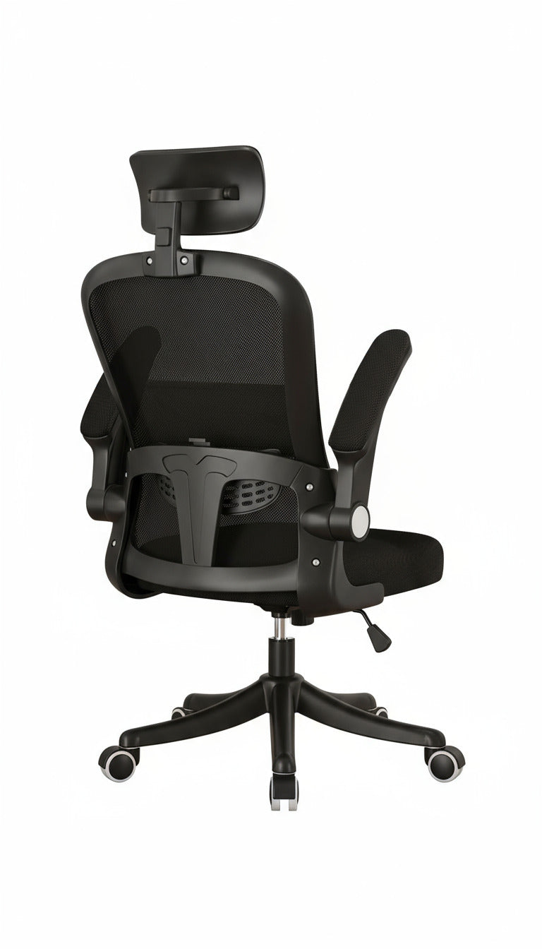 Office Chair Swivel Ergonomic Office Chair With Back Support - Black