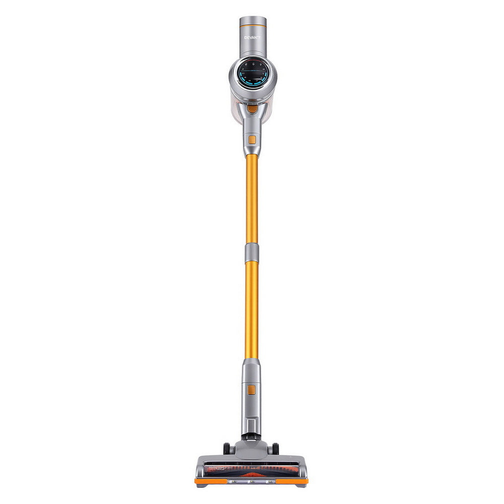 300W Stick Vacuum Cleaner Cordless Self-Standing Golden