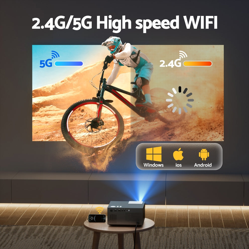 Video Project 4K 1080P Official Google TV 5G Wifi Home Cinema