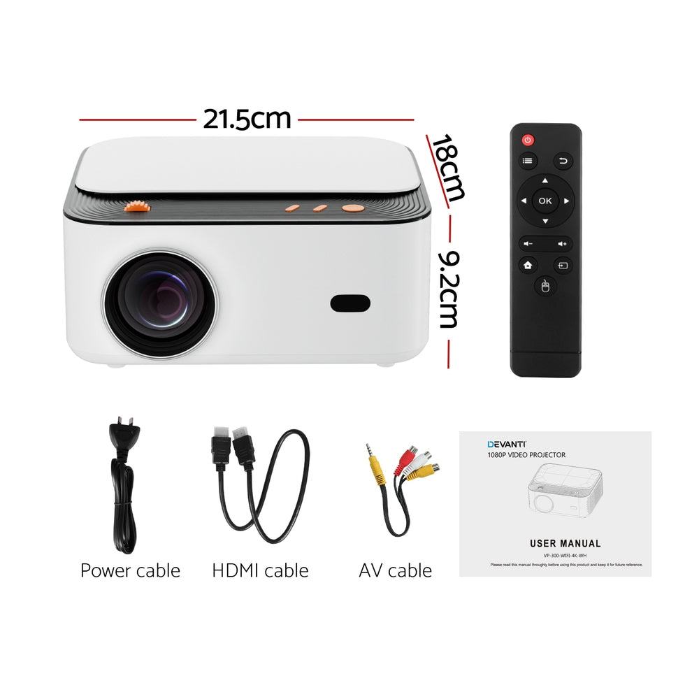 Video Project 4K 1080P Android 5G Wifi Home Cinema