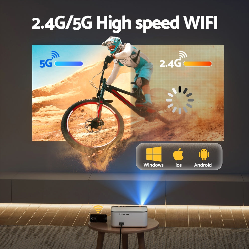 Video Project 4K 1080P Android 5G Wifi Home Cinema